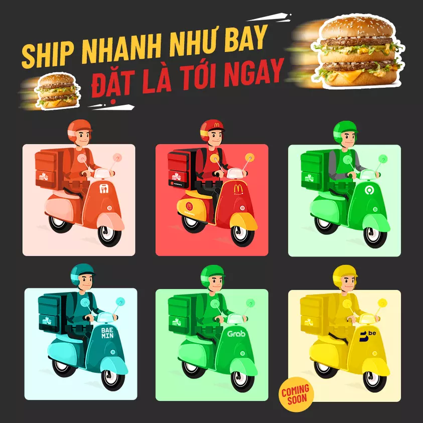 dịch vụ đặt hàng trực tuyến mcdonald's