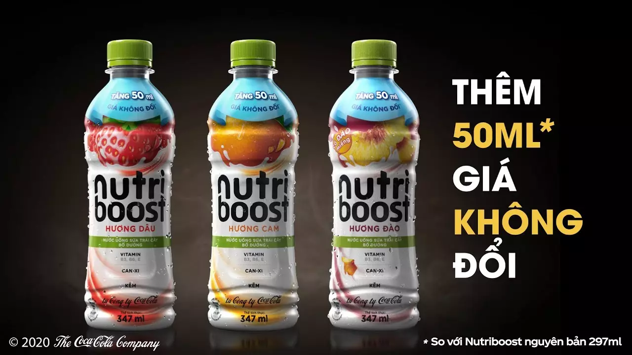 tăng dung tích giá không đổi nutriboost