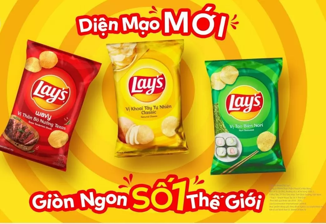 lays thay đổi bao bì