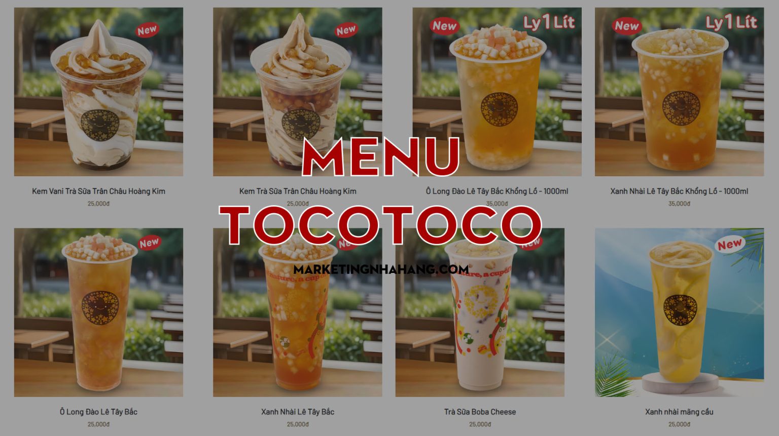 Menu Tocotoco 2024: Trà Sữa Đa Dạng và Hấp Dẫn | Marketingnhahang.com